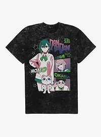 Dandadan Aira Momo Okarun Turbo Granny Tonal Mineral Wash T-Shirt BoxLunch Exclusive
