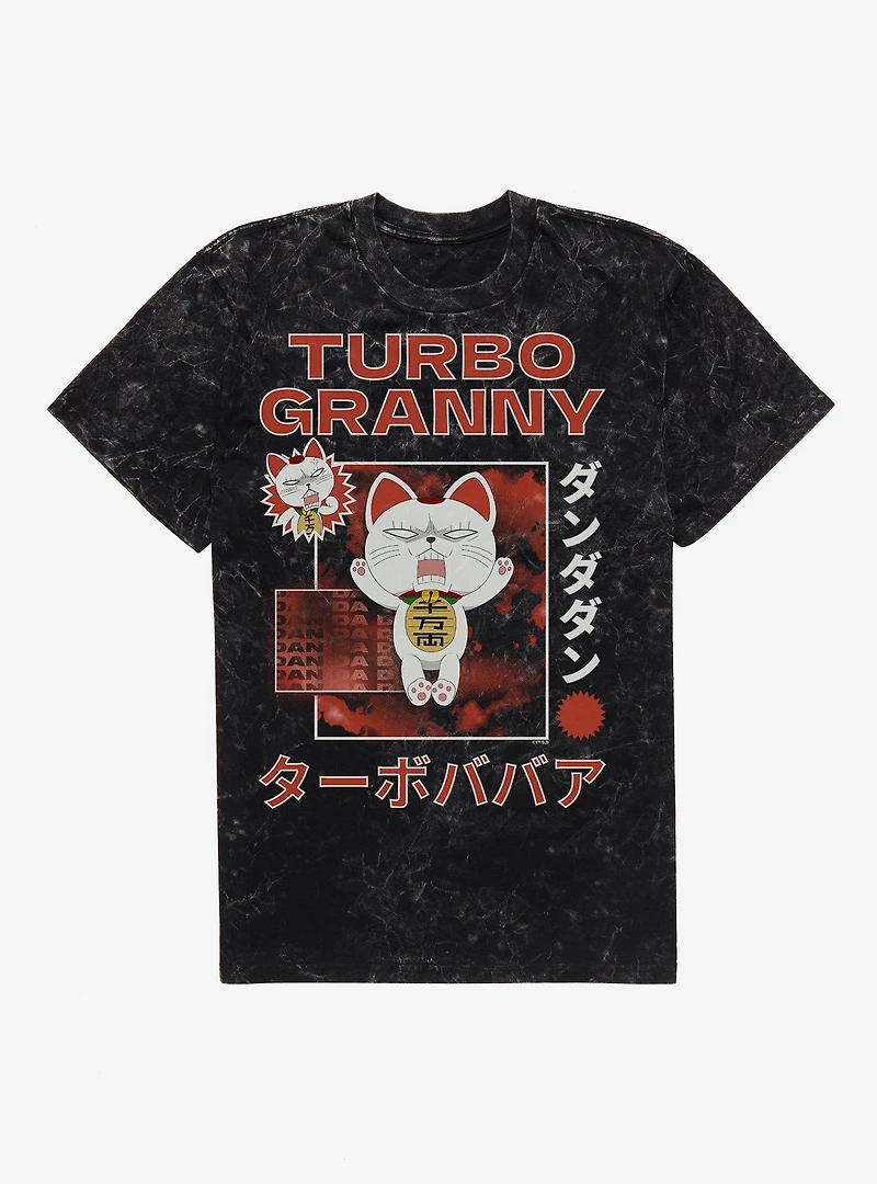 Dandadan Turbo Granny Arise Mineral Wash T-Shirt BoxLunch Exclusive