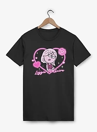 Disney Lizzie McGuire Pink Heart For T-Shirt