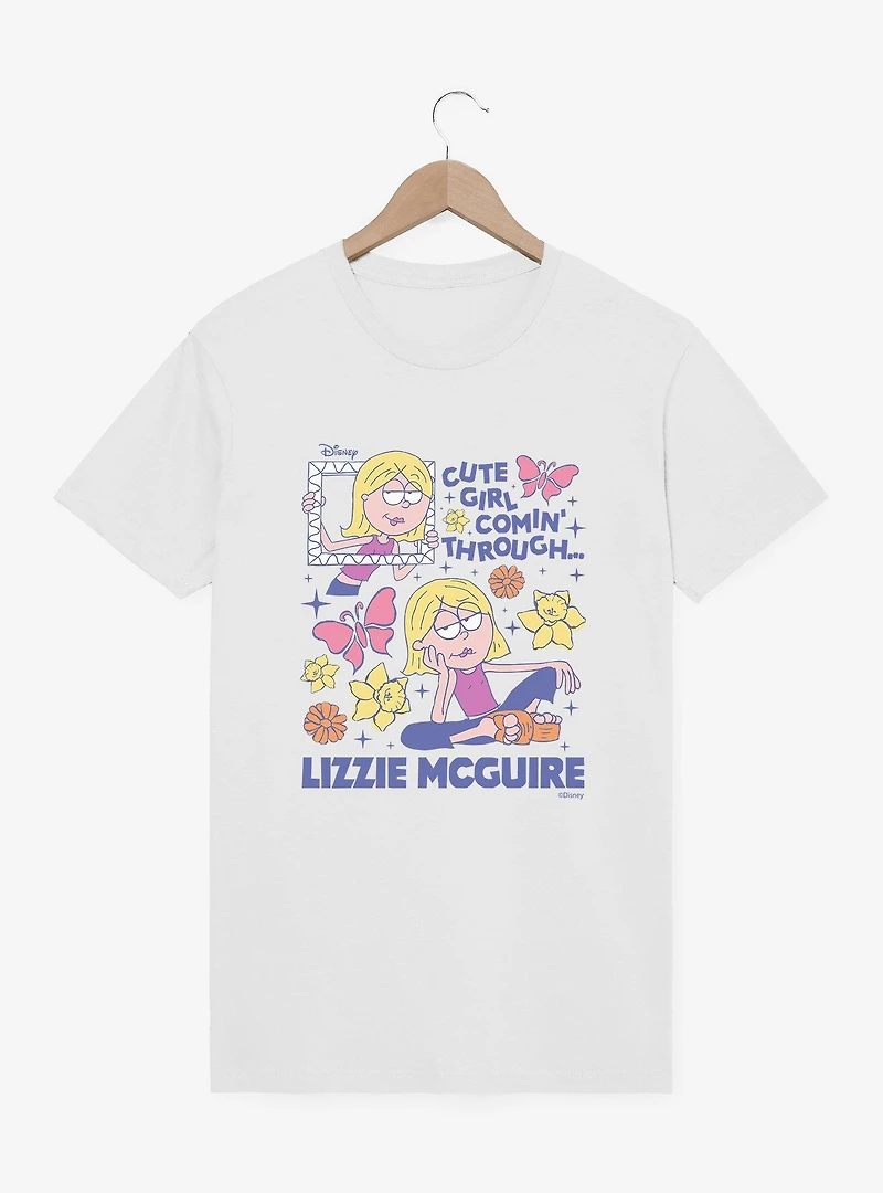 Disney Lizzie McGuire Cute Girl Coming Through Frame T-Shirt