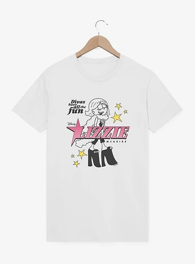 Disney Lizzie McGuire Divas Have Fun Outlined T-Shirt