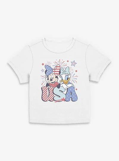 Disney Minnie Mouse & Daisy Duck USA Celebration Women Baby T-Shirt