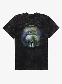 Star Wars The Mandalorian Flight Crew Mineral Wash T-Shirt