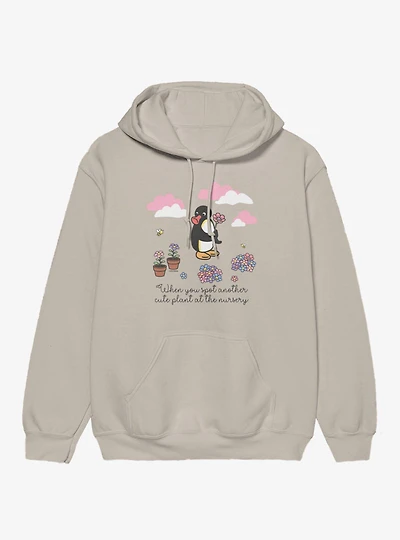 Pingu When You Spot Cute Plant Hoodie
