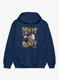 Pingu Noot Lightning With Seal And Crown Hoodie