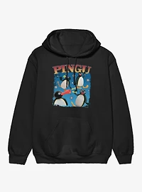 Pingu Action Noots And Happy Waves Hoodie