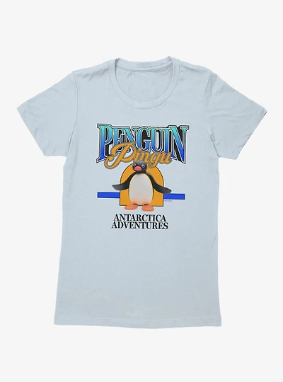 Pingu Arctive Adventures Await Womens T-Shirt