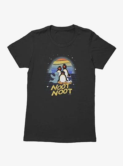 Pingu Noot Cartoon Sunrise Womens T-Shirt