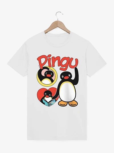 Pingu Heart Happy Waves T-Shirt