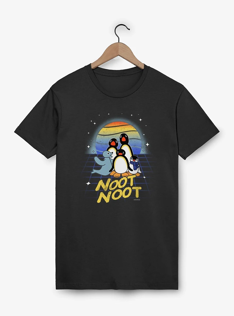 Pingu Noot Cartoon Sunrise T-Shirt