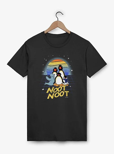 Pingu Noot Cartoon Sunrise T-Shirt
