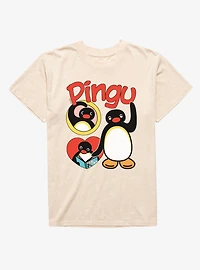 Pingu Heart Happy Waves Mineral Wash T-Shirt