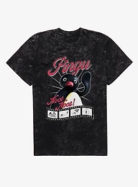 Pingu Old Cinema Wave Noot Mineral Wash T-Shirt