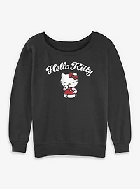Sanrio Hello Kitty Laugh Womens Slouchy Sweatshirt