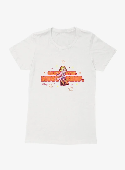 Disney Lizzie McGuire Can't Stop Must Shop Womens T-Shirt