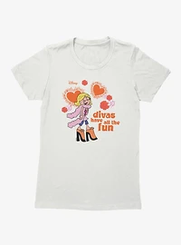 Disney Lizzie McGuire Divas Have All The Fun Womens T-Shirt