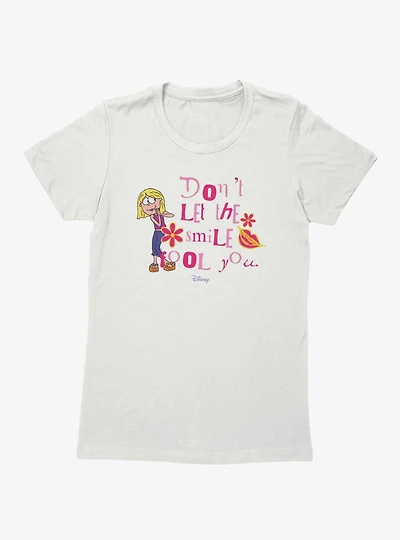 Disney Lizzie McGuire Don't Let The Smile Fool You Womens T-Shirt