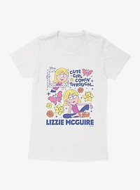 Disney Lizzie McGuire Cute Girl Coming Through Frame Womens T-Shirt