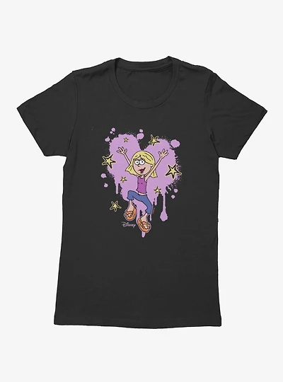 Disney Lizzie McGuire Stars And Heart Jump Womens T-Shirt