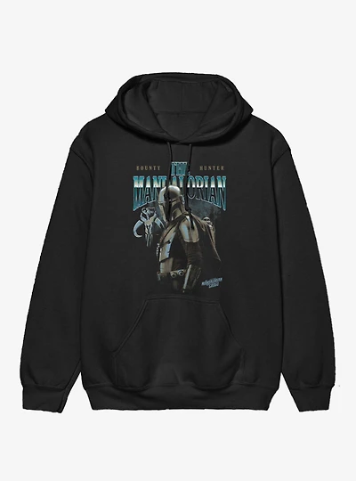 Star Wars The Mandalorian And Grogu Movie Bounty Hunter Grunge Hoodie