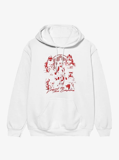 Star Wars The Mandalorian And Grogu Movie Loyal To Empire Trooper Red Hoodie