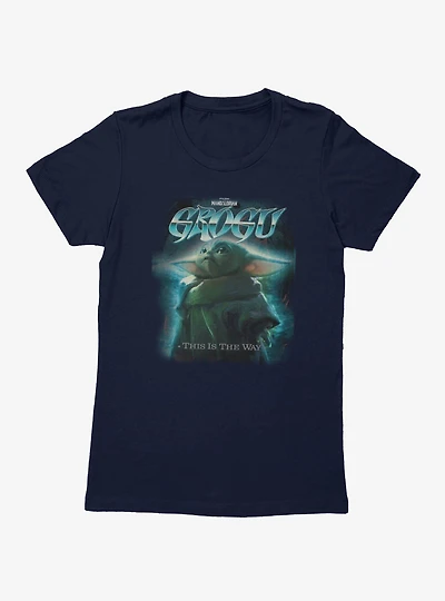 Star Wars The Mandalorian Grogu Is Way Mystic Glow Womens T-Shirt