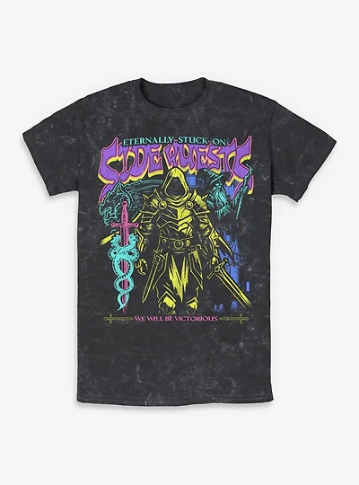 Eternally Stuck On Side Quests Mineral Wash T-Shirt BoxLunch Exclusive