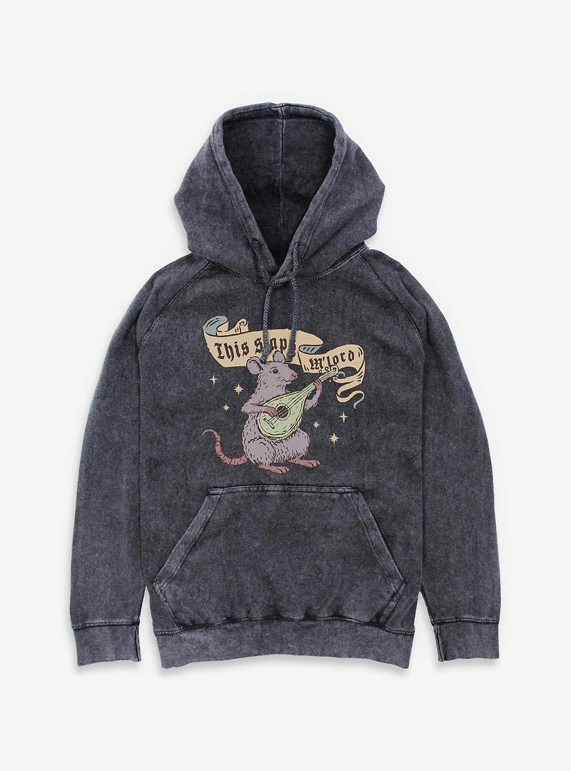 Mouse This Slaps M'Lord Mineral Wash Hoodie BoxLunch Exclusive