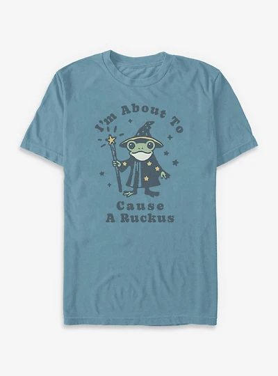 Frog Wizard Cause A Ruckus Garment Dye T-Shirt BoxLunch Exclusive