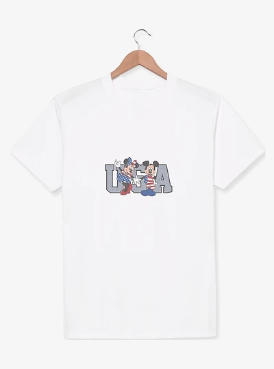 Disney Mickey Mouse & Minnie USA Duo Youth Girls T-Shirt