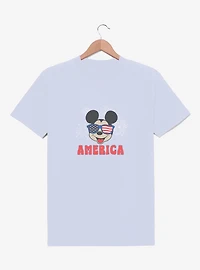 Disney Mickey Mouse Flag Glasses Fireworks Youth T-Shirt