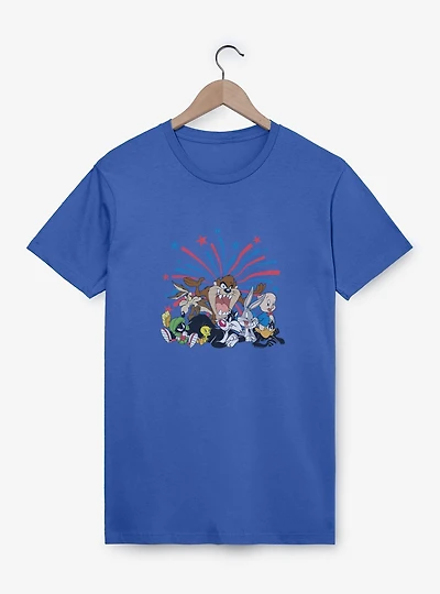 Looney Tunes Group Fireworks Youth T-Shirt