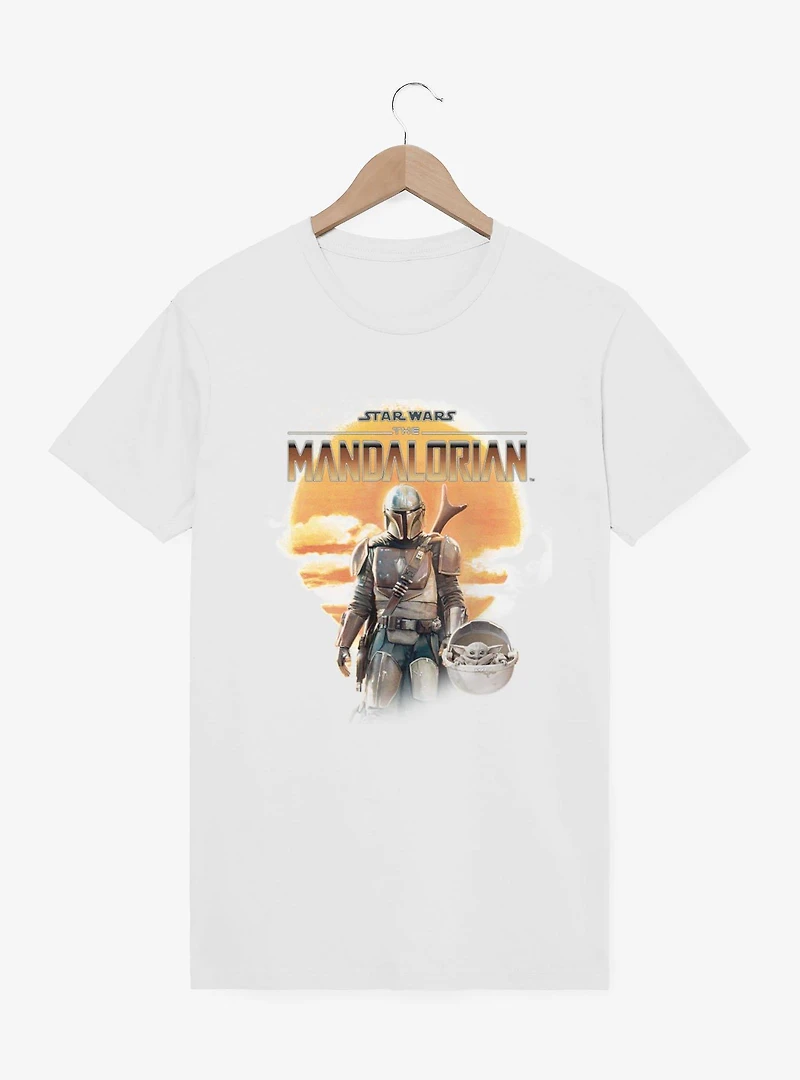 Star Wars The Mandalorian Sunrise Western T-Shirt