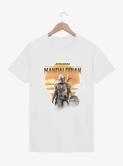 Star Wars The Mandalorian Sunrise Western T-Shirt