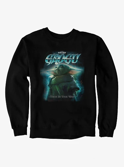 Star Wars The Mandalorian Grogu Is Way Mystic Glow Sweatshirt