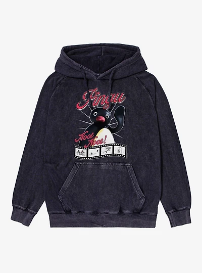 Pingu Old Cinema Wave Noot Mineral Wash Hoodie