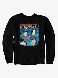 Pingu Action Noots And Happy Waves Sweatshirt