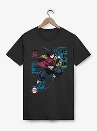 Demon Slayer Infinity Castle Giyu Water Wave T-Shirt