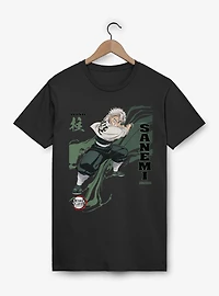 Demon Slayer Infinity Castle Sanemi Wind Wave T-Shirt