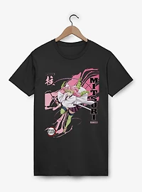Demon Slayer Infinity Castle Mitsuri Love Wave T-Shirt