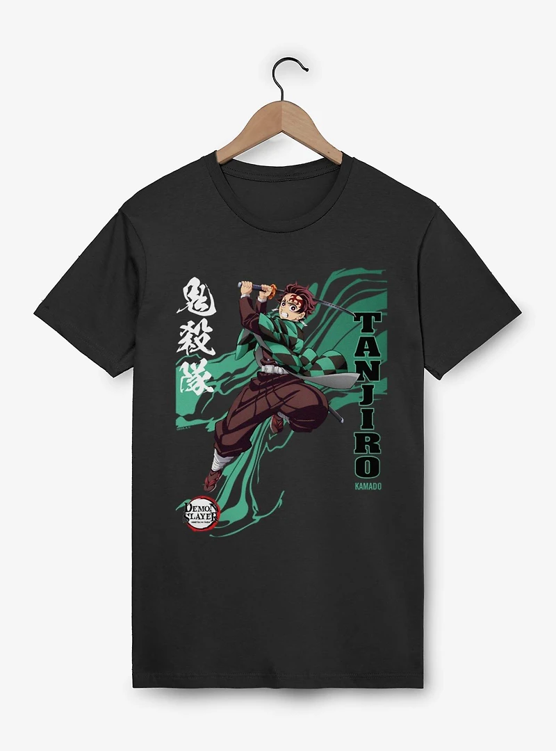 Demon Slayer Infinity Castle Tanjiro Wave T-Shirt