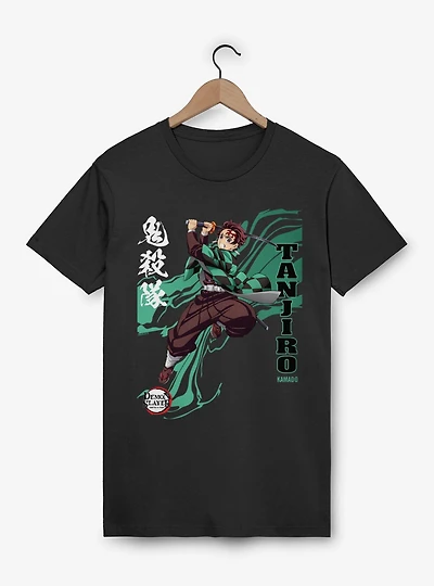 Demon Slayer Infinity Castle Tanjiro Wave T-Shirt