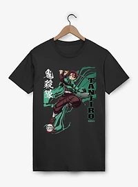 Demon Slayer Infinity Castle Tanjiro Wave T-Shirt