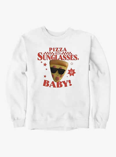 Disney Pixar Toy Story 5 Classic Pizza With Sunglasses Sweatshirt