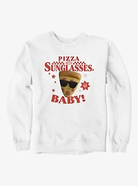 Disney Pixar Toy Story 5 Classic Pizza With Sunglasses Sweatshirt