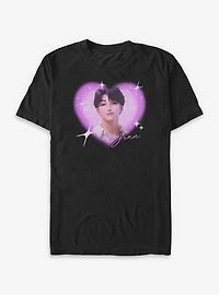 KPop Demon Hunters Saja Boys Jinu Heart Big & Tall T-Shirt