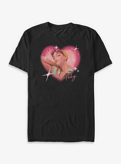 KPop Demon Hunters Saja Boys Abby Heart Big & Tall T-Shirt