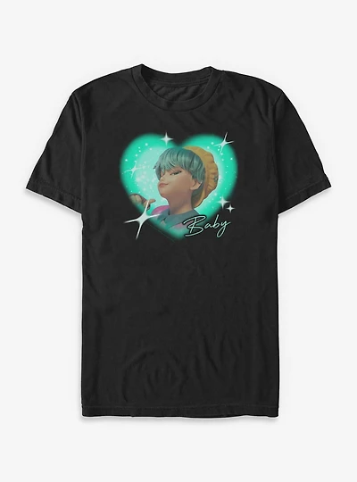KPop Demon Hunters Saja Boys Baby Heart Big & Tall T-Shirt