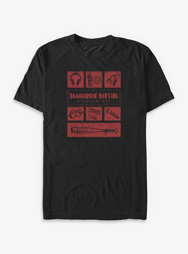 Stranger Things Demogorgon Hunting Starter Kit Big & Tall T-Shirt