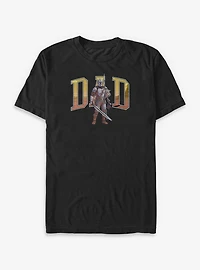 Star Wars The Mandalorian Dad Mando Collegiate Big & Tall T-Shirt